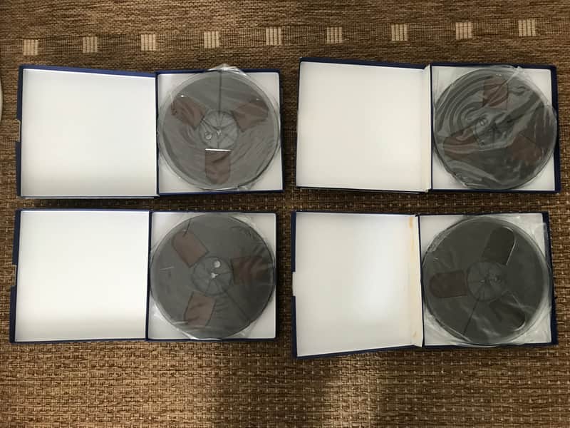 Set of 4 Brand New 1/4-inch Reel-to-Reel Tapes image 1