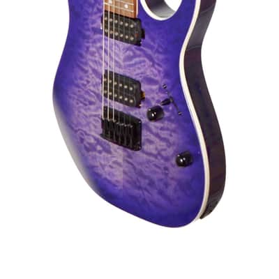 Ibanez RG421QM-CBB Electric Guitar – Cerulean Blue Burst 2025 - Cerulean Blue Burst image 8