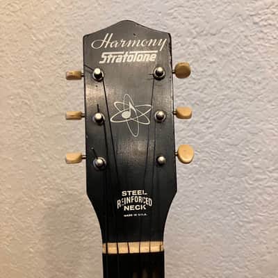 1962 Harmony Stratotone H45 “Mars” – Excellent Original Condition – Original Blue-Lined Case Bild 11