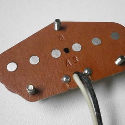 Telecaster Bridge RED Pickup Hand Wound A3 Fits Fender Vintage by Q pickups Tele Esquire image 2