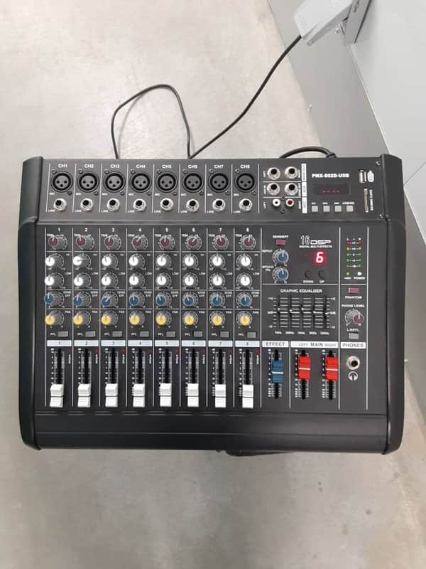 ジャンク ELM POWER MIXER パワーミキサー PMX802D-USB 通電のみ