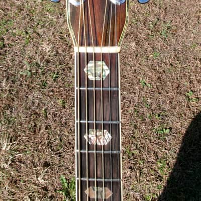 1979 Yairi YW800 B. Rosewood Jacaranda Japan Vintage - Natural+Vintage Martin Replica Hard Case by Tokai image 5