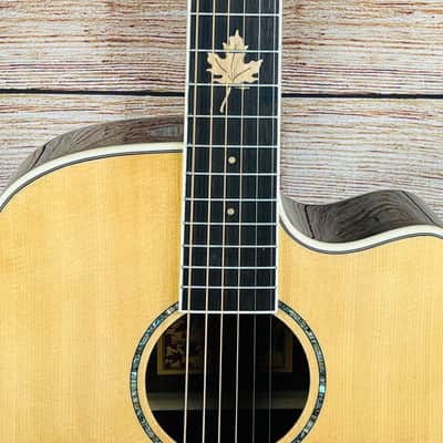 Tagima Vancouver-EQ Acoustic Electric Guitar, Natural image 3