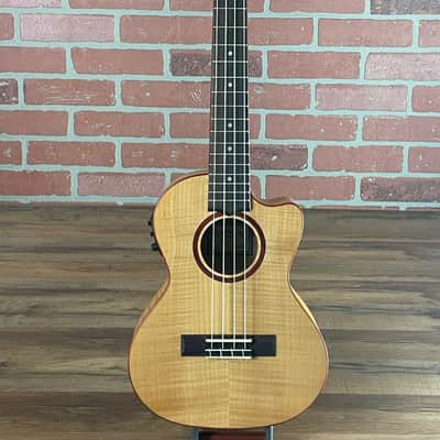 Lanikai Flame Maple Tenor Acoustic-electric Ukulele image 1