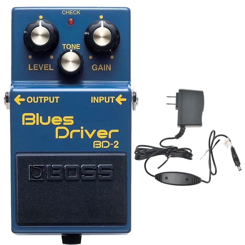 Boss BD-2 Blues Driver Bundle w/ Boss PSA-120S2 Power Supply image 1