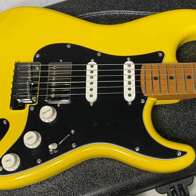NEW! Fender American Ultra Stratocaster HSS - Dealer Exclusive Limited Edition - Roasted Maple Neck - Graffiti Yellow - In-Stock! 8.2lbs - G0G07070 image 3