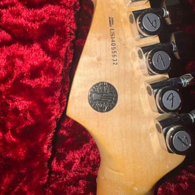 Fender American Select Stratocaster Exotic Quilt 2014 - Iced Tea Burst image 9