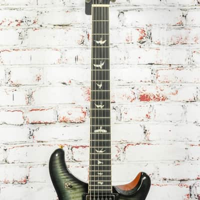 PRS - (2018) McCarty 594 Wood Library 10-Top Electric Guitar Trampas Green Smokehouse Burst with OHSC - USED image 3