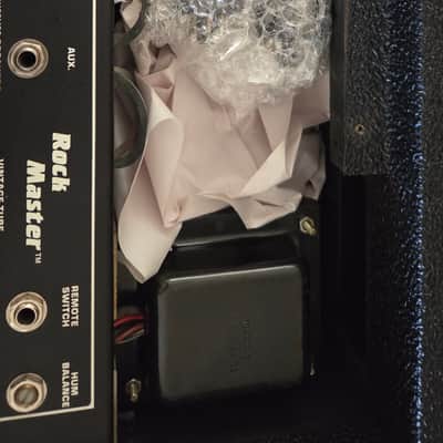Peavey Rock Master Vintage Tube Series 120-Watt Guitar Head 1980s - Black - Recent recap! image 12