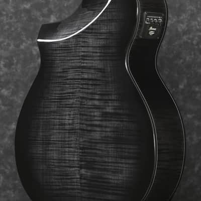 Ibanez AEWC400 - Transparent Black Sunburst High Gloss image 2