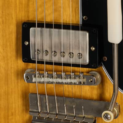 NEW! Gibson Custom Shop Limited Edition 1964 SG Standard Korina Reissue VOS Antique Natural w/Maestro Vibrola - 2026 Custom Collection - Authorized Dealer - Pre-Order image 9
