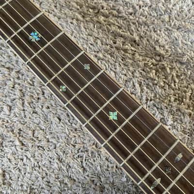 Luna 40 Inch Acoustic Guitar, Carved Red Pine Top Body, Mahogany Neck image 13