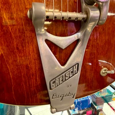 Gretsch 1968 Chet Atkins Tennessean Model 6119 Electric with Bigsby, Translucent Red Walnut Stain with New Hardshell Case - Pre Owned image 4