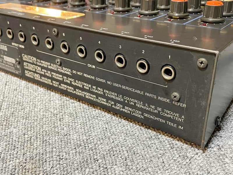 KORG KMX-8 ビンテージ　アナログミキサー Korg KMX-8 (JRC 4558DD opamp) Vintage Line Mixer 8channel | Reverb