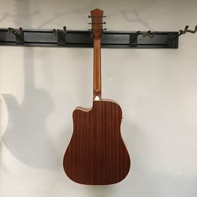 Luna Art Vintage Dreadnought Acoustic/Electric Guitar image 6