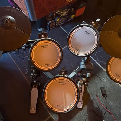 Roland TD-1KPX2 V-Drum Kit with Mesh Pads 2010s - Black image 3