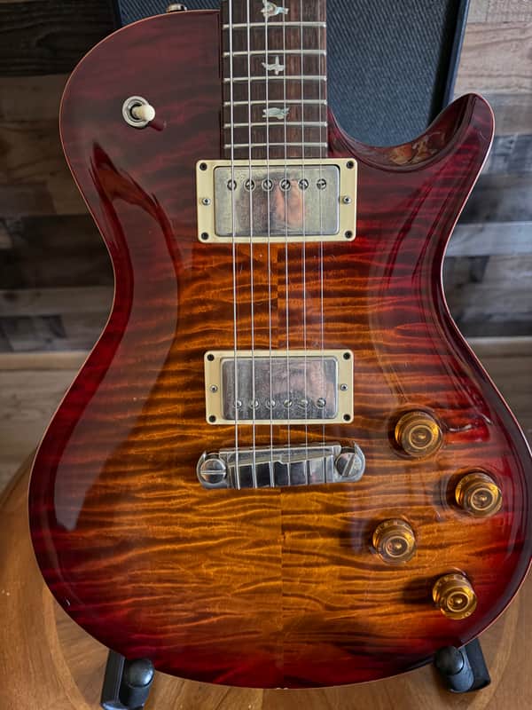Paul Reed Smith PRS Pre-Lawsuit Single Cut 2000 Dark Cherry Burst 10 Top image 1