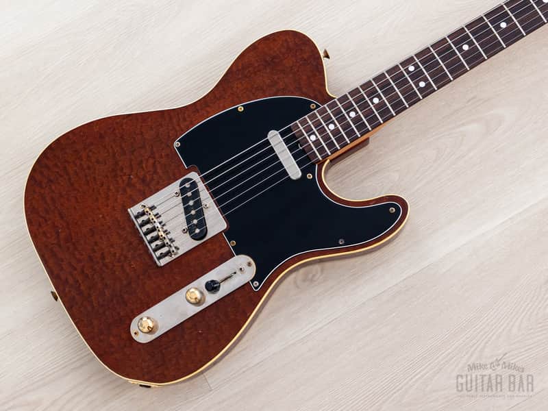1984 Tokai Breezysound TTE60 TM T-Style Custom Vintage Guitar Tortoiseshell Mahogany w/ Tweed Case image 1