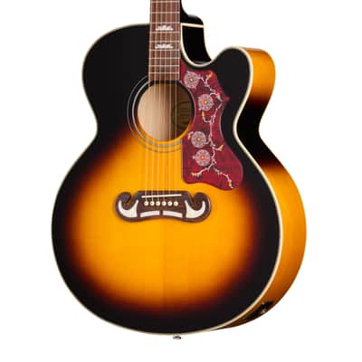 Epiphone J-200 Studio EC Vintage Sunburst - Acoustic Guitar image 3