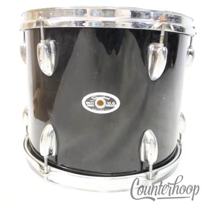 *Slingerland 12x10" Tom Drum Black Beauty Sound King Vintage 80s Set-O-Matic USA image 1