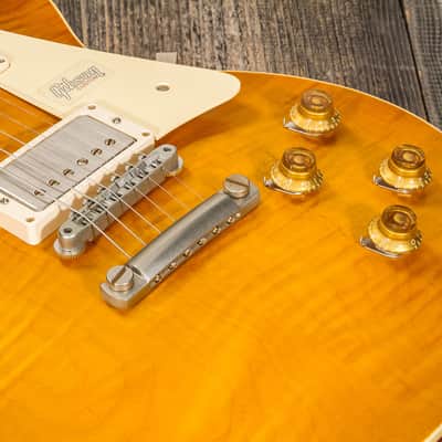 Gibson CUSTOM SHOP LES PAUL STANDARD BURSTDRIVER 2H HT RW #871130 - VOS AMBER ALE image 4