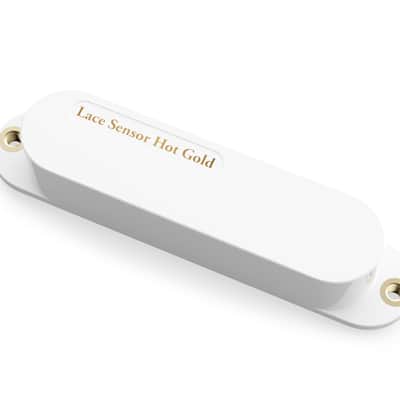 LACE Sensor Hot Gold (Hot Bridge 13.2k) Single Coil Pickup - White imagen 3
