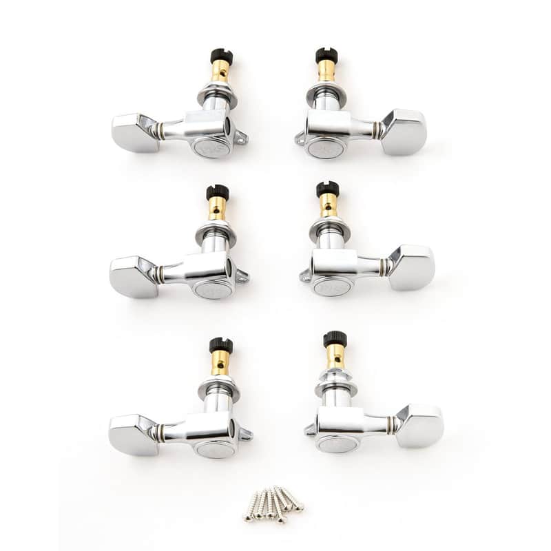 PRS Paul Reed Smith SE Locking Tuners, Chrome, 6-Pack image 1