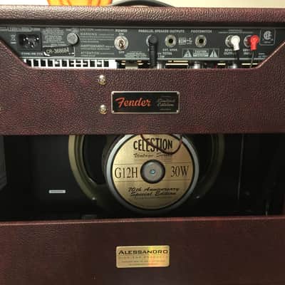 Fender Princeton Reverb (Alessandro) Bordeaux Red image 6
