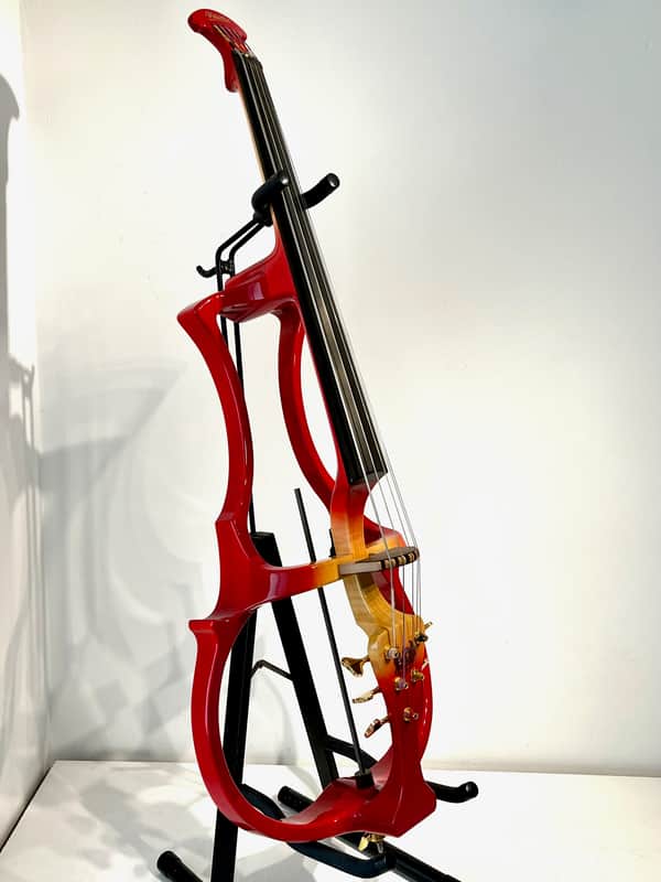 2006 Violectra Phoenix 5 String Cello with Accord Carbon Fibre Hard Case image 1