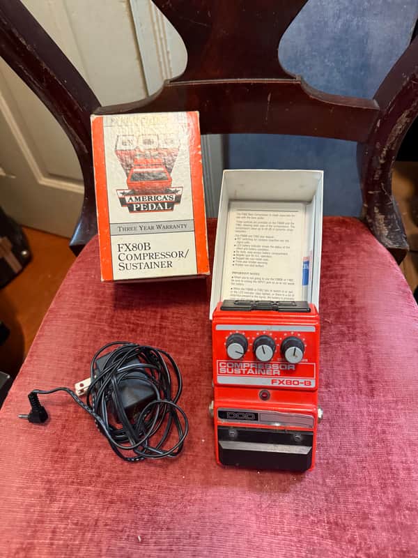 DOD Fx80b compressor sustainer pedal - Red image 1