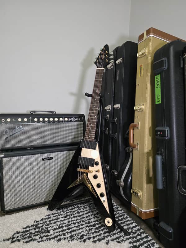 Epiphone '58 Korina Flying V 7-string | Reverb