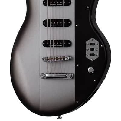 Schecter Robert Smith UltraCure VI Silver Burst Pearl image 1
