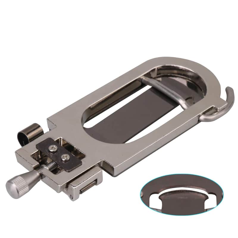 Qj-902 Tenor Saxophone Reed Trimmer Woodwind Instrument Tool Silver image 1