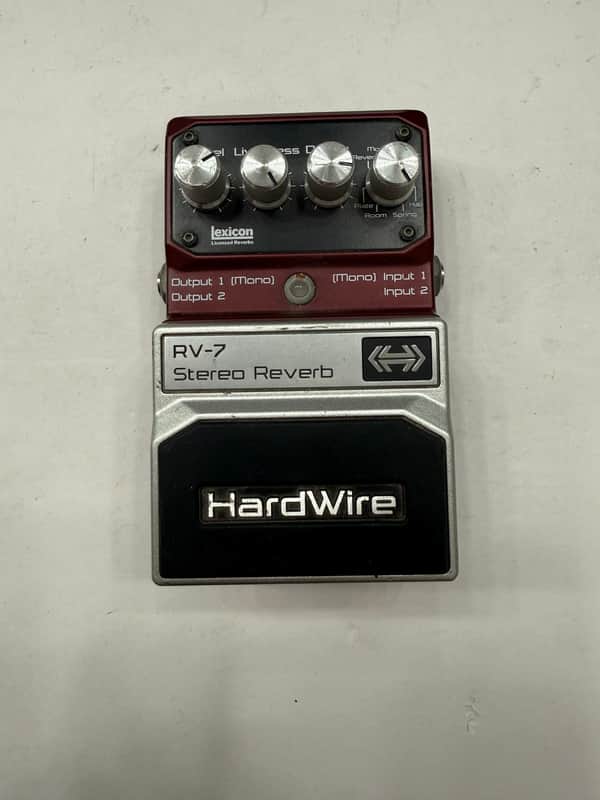 Digitech RV-7 Hardwire Stereo Reverb Digital Lexicon Guitar Effect Pedal image 1