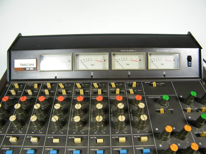 Tascam M-30 8 Channel Mixer w/ Submix | Reverb