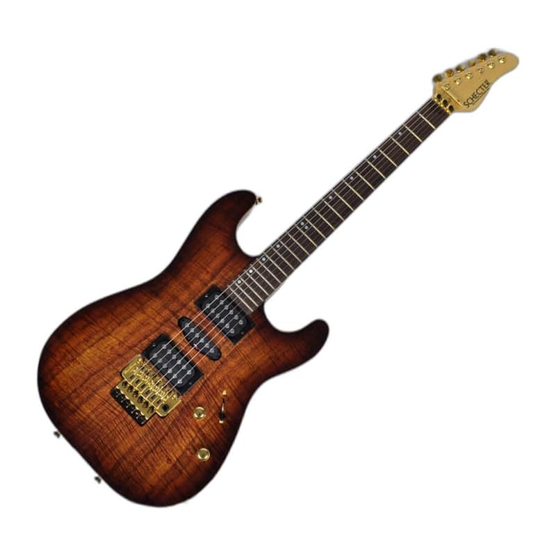 Tobacco Burst Koa Top Schecter CET USA Custom Shop Guitar - $2999