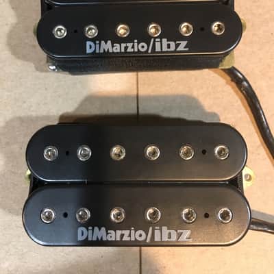 DiMarzio/ibz pickups - Bridge and Neck set - Black image 1