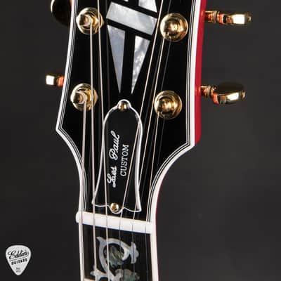 Gibson Custom Shop Dealer Select Les Paul Custom 5A Quilt Tree Of Life Fireburst #CS601321 image 7