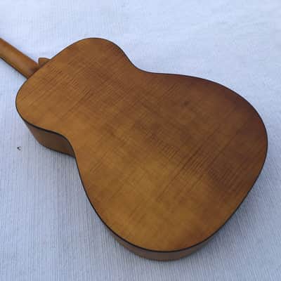 Tiger Maple Top Resonator Dobro Guitar DIY Project, Rosewood Fingerboard Neck image 7