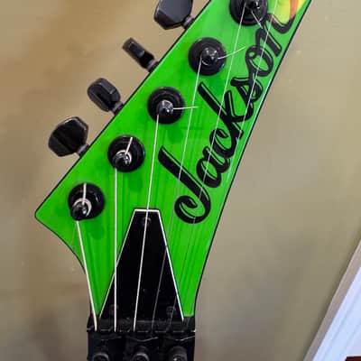 Jackson Pro DK2M 2014 - Slime Green Swirl image 4