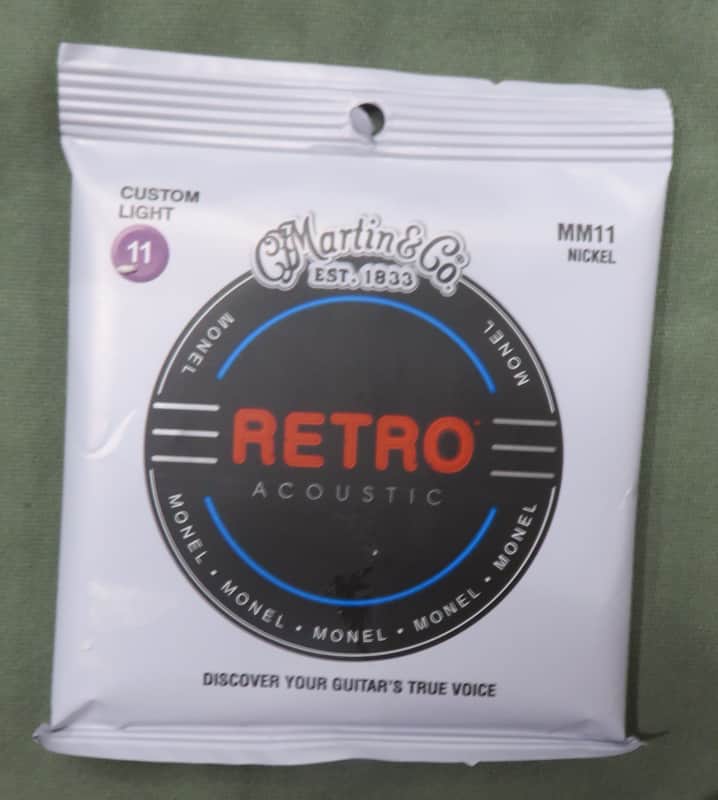 Martin & Co MM11 Retro Custom Light .011-.052 Nickel Acoustic Strings image 1