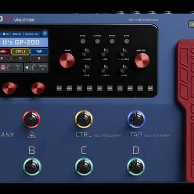 Valeton GP-200X Multi-Effects Processor with Touchscreen and Expression Pedal image 4
