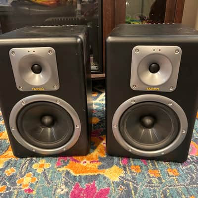 Tapco S-8 Active Studio Monitors. Mid 2000’s - Black image 1