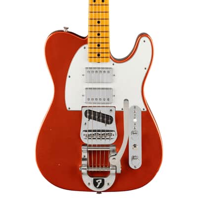 Fender Stories Collection Mike Campbell Red Dog Telecaster® Electric Guitar - Maple Fingerboard - Red Dog Red image 1
