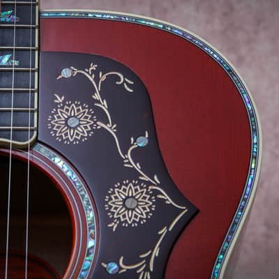 GIBSON USA Custom Shop SJ-200 5A Custom Select "Wildfire Burst + Ebony" (2025) image 8