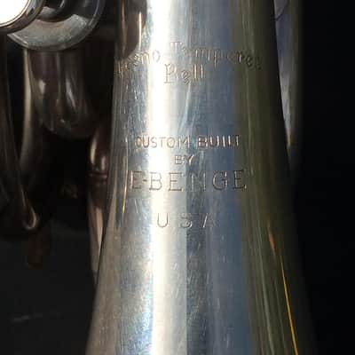E Benge USA Silver Pocket Trumpet image 3
