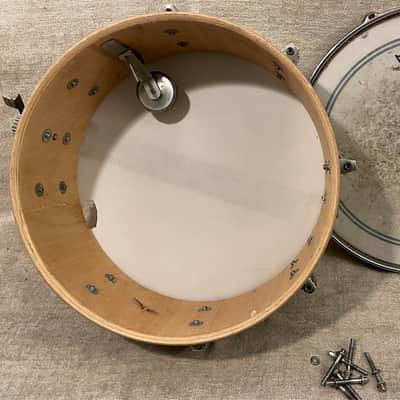 1960’s-1970’s Tempro 3 Piece Drum Kit Silver Sparkle Pearl Stencil Japan 20 / 14 / 12 image 20