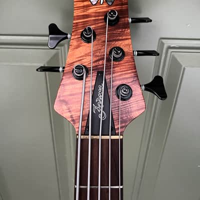 Fodera Imperial 5 MG Electric Bass 2015 - Koa / BRW image 5