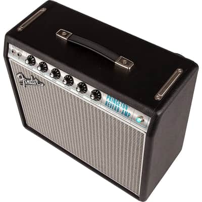 Fender '68 Custom Princeton Reverb 12W 1x10 Tube Guitar Combo Amp with Celestion Ten 30 Speaker Regular Black image 4