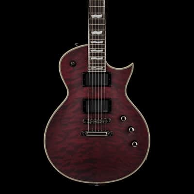 LTD EC-401 - See Thru Black Cherry Sunburst #91297 (Factory Demonstration Model) image 3